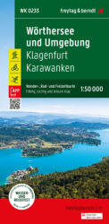 Wörthersee és környéke túra- és kerékpárostérkép, Klagenfurt - WK 0233 (ISBN: 9783707919400)