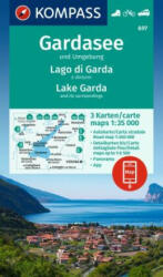 Garda-tó és környéke KOMPASS 697 - turistatérkép (ISBN: 9783991218593)