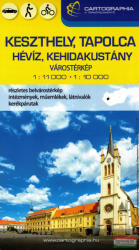 Keszthely, Tapolca, Hévíz, Kehidakustány várostérkép (ISBN: 9789633539712)