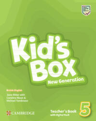 Kid's Box New Generation Level 5 Teacher's Book with Digital Pack British English - Jane Ritter (ISBN: 9781108890045)