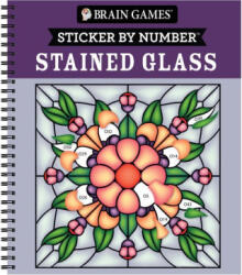 Brain Games - Sticker by Number: Stained Glass (ISBN: 9781639382989)