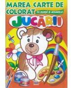 Jucarii - Marea carte de colorat cu guasa si acuarela (ISBN: 9789664664056)