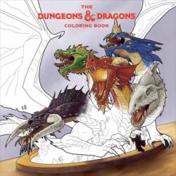 The Dungeons & Dragons Coloring Book: 80 Adventurous Line Drawings - Official Dungeons &amp; Dragons Licensed (ISBN: 9781984862198)