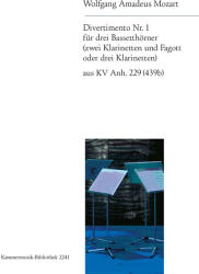 DIVERTIMENTO NR. 1 FÜR DREI BASSETHÖRNER AUS KV ANH. 229 (ISBN: 9786390232337)