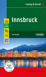 Innsbruck térkép Innsbruck várostérkép Freytag & Berndt 1: 8 000 (ISBN: 9783707922158)