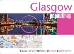 Glasgow térkép Glasgow várostérkép Popout 2023 (ISBN: 9781914515477)