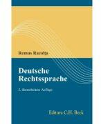 Deutsche Rechtssprache. Editia 2 - Remus Racolta (ISBN: 9786061813391)