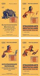Németország autós térkép, Németország autós térkép retro borítóval 1: 500 000 2020-as kiadás (ISBN: 9783707918670)
