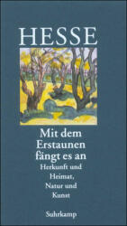 Mit dem Erstaunen fängt es an (ISBN: 9783518035887)