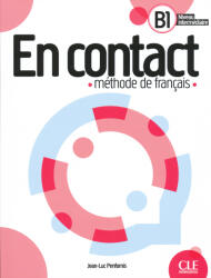 En contact - Niveau B1 - Livre de l'éleve + audio téléchargeable (ISBN: 9782090358155)