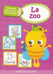 Coloreaza impreuna cu albinuta Bibi! La zoo (ISBN: 9786067610468)
