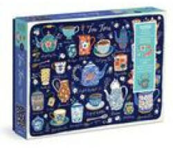 Tea Time 1000 Piece Puzzle with Shaped Pieces - Galison (2022)