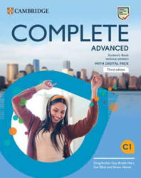 Complete Advanced. Third Edition. Student's Book without Answers with Digital Pack - Greg Archer, Guy Brook-Hart, Sue Elliott, Simon Haines (ISBN: 9783125352544)
