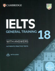 Cambridge IELTS 18 General Training SB with Answers, Audio and Resource Bank (ISBN: 9781009275194)