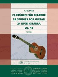 24 ETűD GITÁRRA OP. 48 (ISBN: 9786300179837)