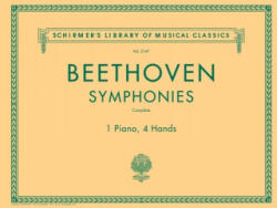 Beethoven Symphonies: Complete for 1 Piano, 4 Hands: Schirmer's Library of Musical Classics Volume 2147 - Ludwig Van Beethoven (ISBN: 9781540088024)