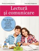 Lectura si comunicare. Fise de lucru si teste rezolvate pentru clasa a 5-a - Florina-Loredana Streinu (ISBN: 9786064710352)