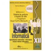 Manual informatica, clasa a 12-a, modulul 2 - Mariana Milosescu (ISBN: 9789733025481)