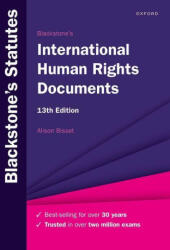 Blackstone's International Human Rights Documents 13/e (ISBN: 9780192858535)