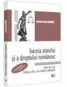 Istoria statului si a dreptului romanesc. Note de curs. 2023. Legea Tarii. Dreptul medieval scris. Editia a 2-a, revizuita si adaugita - Jean Andrei Aurel (ISBN: 9786063912993)