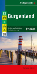 Burgenland autóstérkép - 2024 (ISBN: 9783707922394)