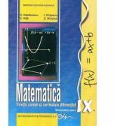 Matematica. Manual pentru clasa a 9-a - Constantin Nastasescu (ISBN: 9786063119279)