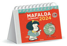 CALENDARIO 2024 MAFALDA. ESCRITORIO ROJO - QUINO (2023)