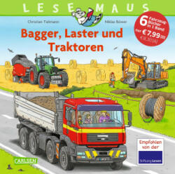 LESEMAUS Sonderbände: Bagger, Laster und Traktoren - Alles über Fahrzeuge - Niklas Böwer (ISBN: 9783551681171)
