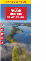 Finnország térkép Marco Polo 1: 850e (ISBN: 9783829738972)