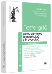 Teste-grilă pentru admiterea în magistratură și în avocatură (ISBN: 9786063912979)