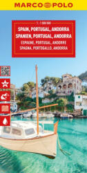 Spanyolország térkép és Portugália térkép Marco Polo 1: 800 000 Andorra 2023 (ISBN: 9783575017697)