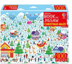 Usborne Book and Jigsaw Christmas Maze - Kate Nolan, Sam Smith (ISBN: 9781803705057)
