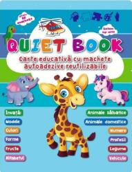 Quiet book. Carte educativa cu machete autoadezive reutilizabile (ISBN: 9786306529247)