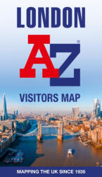 London térkép AZ kiadó London városnéző térkép 1: 17 500 London sétáló térkép 2023 (ISBN: 9780008581794)