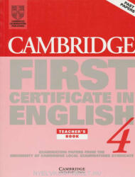Cambridge First Certificate in English 4 Examination Papers Teacher's book (ISBN: 9780521646390)