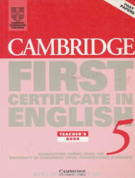 Cambridge First Certificate in English 5 Examination Papers Teacher's Book (ISBN: 9780521799188)
