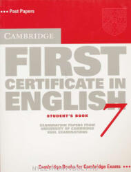 Cambridge First Certificate in English 7 Examination Papers Student's Book (ISBN: 9780521611589)