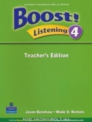 Jason Renshaw: Boost! Listening 4 Teacher's Edition (ISBN: 9789620059162)