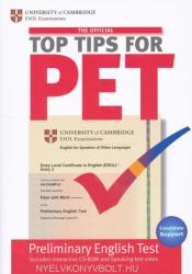 The Official Top Tips for PET - Preliminary English Test - with CD-ROM and Speaking test video (ISBN: 9781906438500)