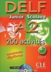 Delf Junior & Scolaire A2 200 Activités CD Audio Nouveau (ISBN: 9782090352481)