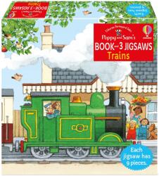Poppy and Sam's Book and 3 Jigsaws: Trains - NOT KNOWN (ISBN: 9781801318488)
