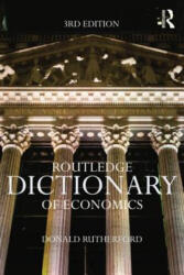 Routledge Dictionary of Economics - Donald Rutherford (ISBN: 9780415600385)