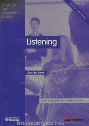 Colin Campbell, Jonathan Smith: English for Academic Study: Listening Course Book and Audio CDs (ISBN: 9781859644829)