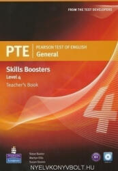 Steve Baxter, Martyn Ellis, Susan Davies: PTE General Skills Boosters 4 Teacher's Book with Audio CD (ISBN: 9781408277959)
