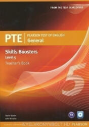 Steve Baxter, John Murphy: PTE General Skills Boosters 5 Teacher's Book with Audio CD (ISBN: 9781408277966)