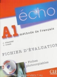 Jacky Girardet, Jacques Pécheur: Écho A1 Fichier d'évaluation photocopiable + CD-Audio (ISBN: 9782090385656)