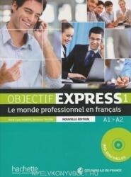 Objectif Express 1 Ne: Livre De L'Éléve DVD-ROM A1-A2 (ISBN: 9782011560070)