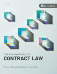Poole's Casebook on Contract Law - Merkin KC, Robert (ISBN: 9780192885081)
