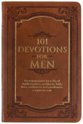 101 Devotions for Men, Encouragement for a Life of Faith, Brown Faux Leather Flexcover (ISBN: 9781432134952)