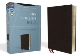 NIV, Thinline Bible, Bonded Leather, Black, Red Letter Edition - Zondervan (ISBN: 9780310448761)